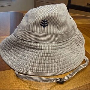 Coolibar Striped Kids Hat - UPF 50+ flaw